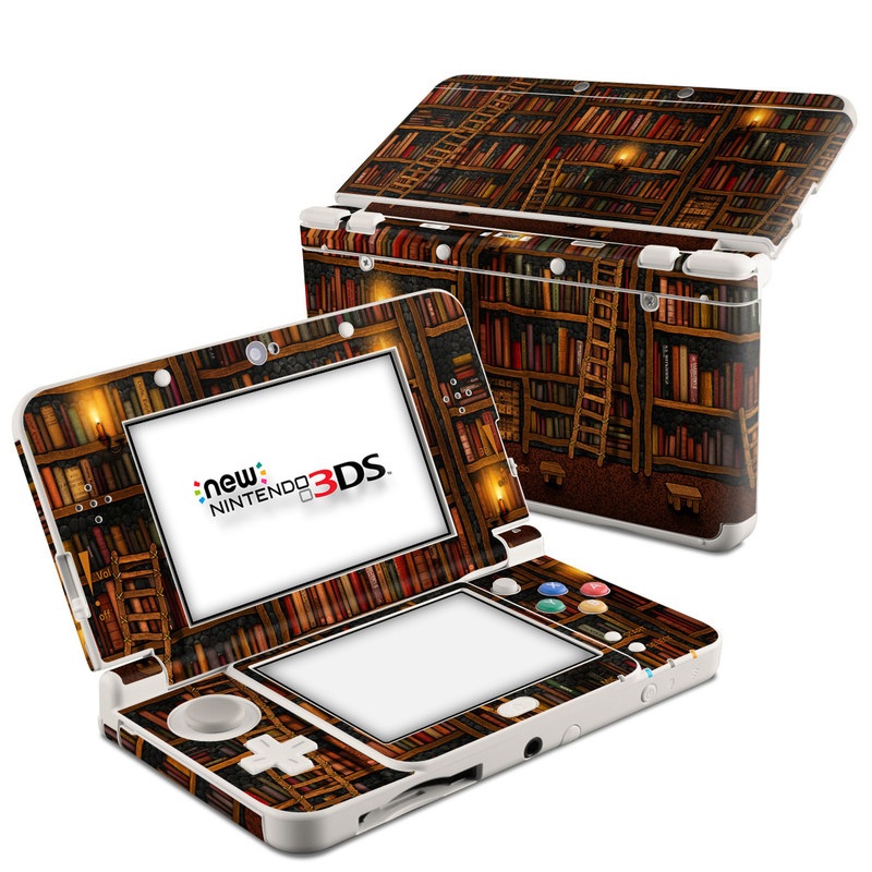 Nintendo 3DS 2015 Skin - Library (Image 1)