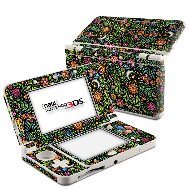 Nintendo 3DS 2015 Skin - Nature Ditzy (Image 1)