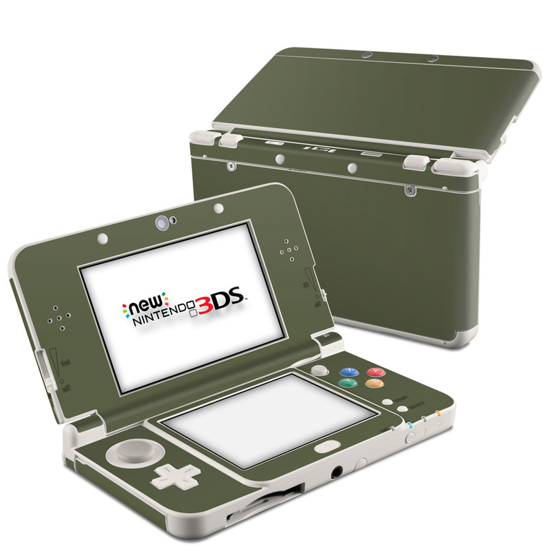 Nintendo 3DS 2015 Skin - Solid State Olive Drab (Image 1)