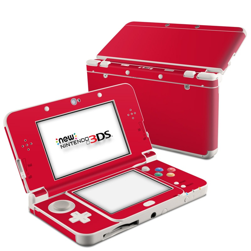 Nintendo 3DS 2015 Skin - Solid State Red (Image 1)
