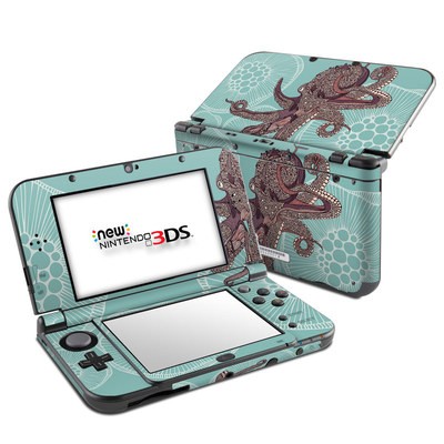 Nintendo 3DS LL Skin - Octopus Bloom