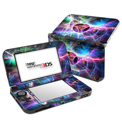 Nintendo 3DS LL Skin - Static Discharge