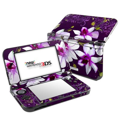 Nintendo 3DS LL Skin - Violet Worlds