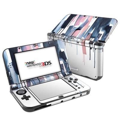 Nintendo 3DS LL Skin - Watery Stripes