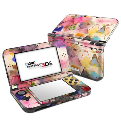 Nintendo 3DS LL Skin - Watercolor Mountains