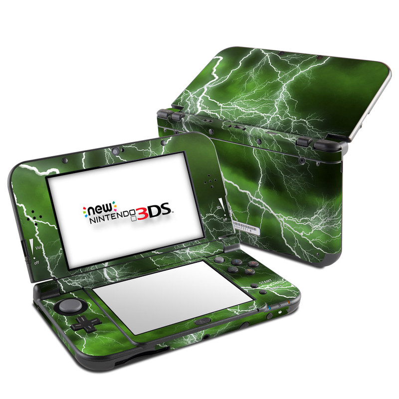 Nintendo 3DS LL Skin - Apocalypse Green (Image 1)