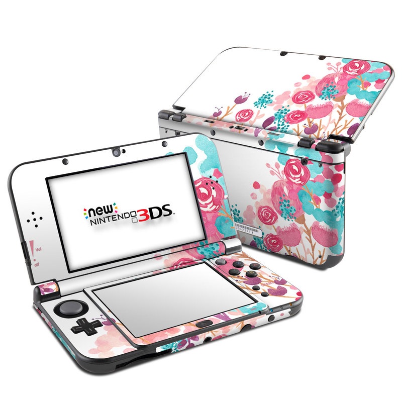 Nintendo 3DS LL Skin - Blush Blossoms (Image 1)