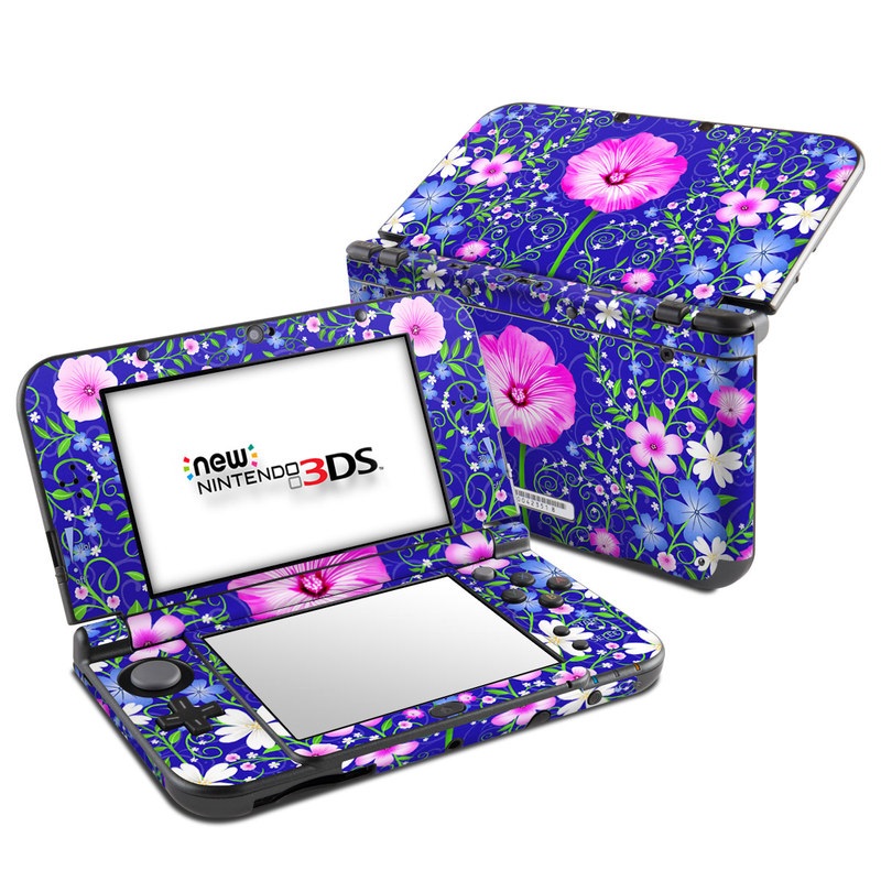 Nintendo 3DS LL Skin - Floral Harmony (Image 1)