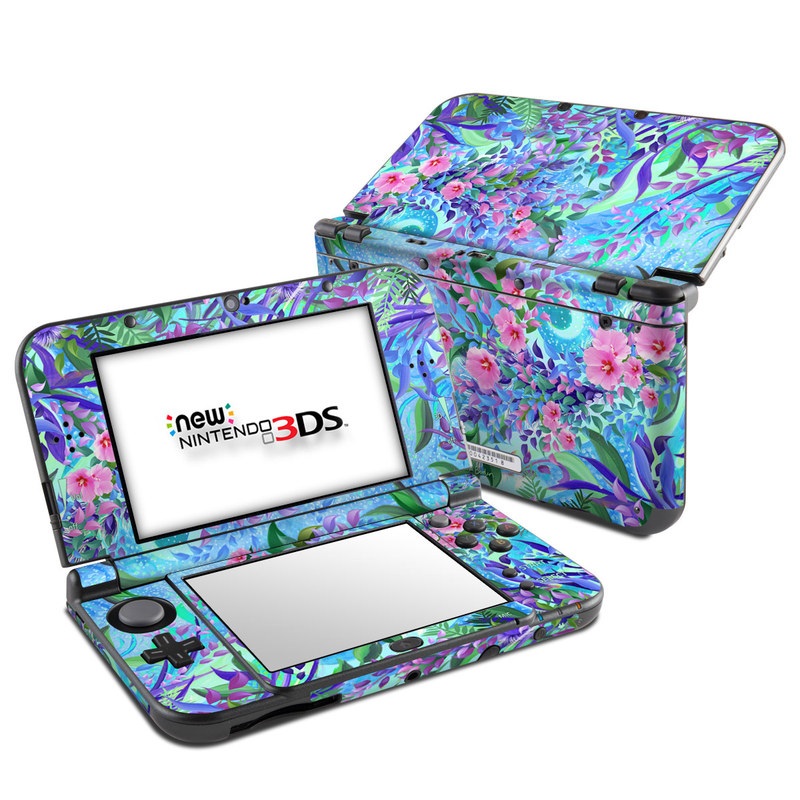 Nintendo 3DS LL Skin - Lavender Flowers (Image 1)