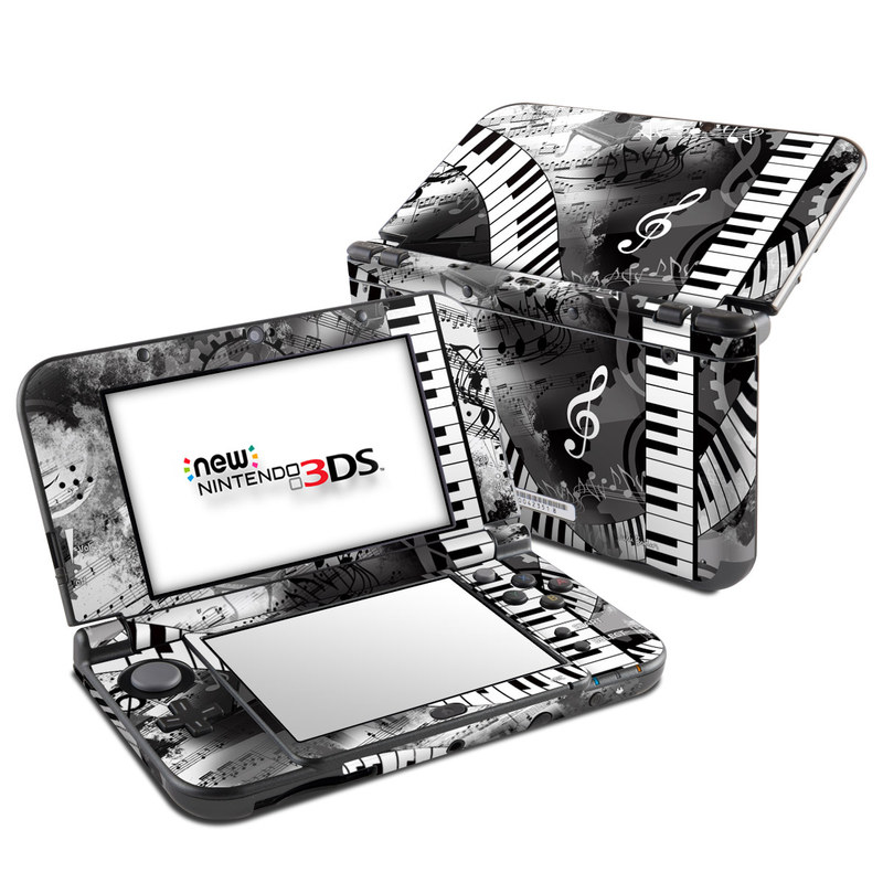 Nintendo 3DS LL Skin - Piano Pizazz (Image 1)