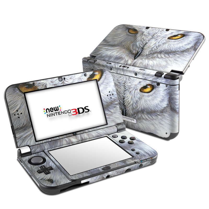 Nintendo 3DS LL Skin - Snowy Owl (Image 1)