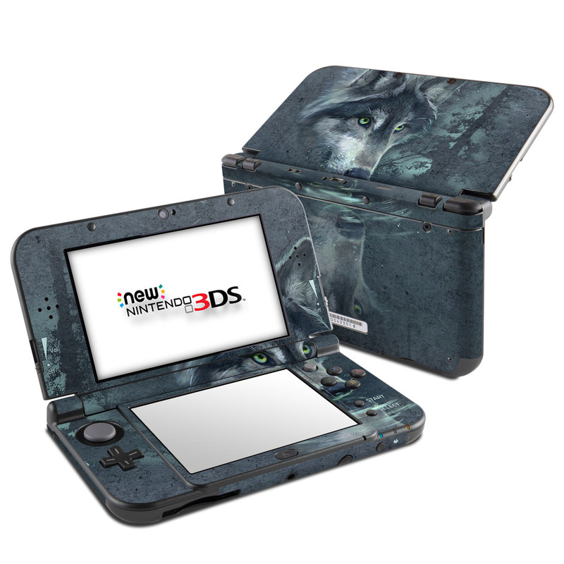 Nintendo 3DS LL Skin - Wolf Reflection (Image 1)