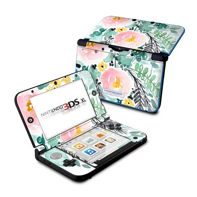 Nintendo 3DS XL Skin - Blushed Flowers