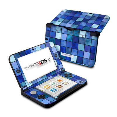 Nintendo 3DS XL Skin - Blue Mosaic