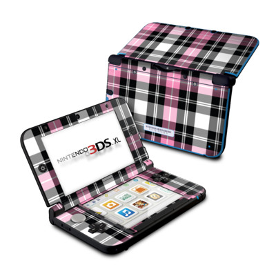 Nintendo 3DS XL Skin - Pink Plaid