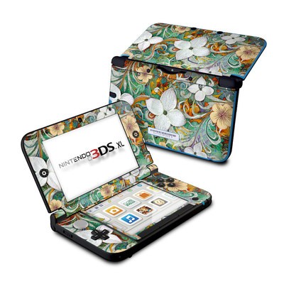 Nintendo 3DS XL Skin - Sangria Flora