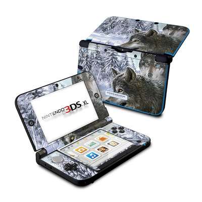 Nintendo 3DS XL Skin - Snow Wolves