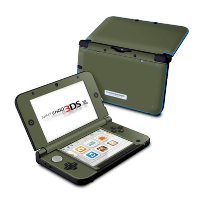 Nintendo 3DS XL Skin - Solid State Olive Drab