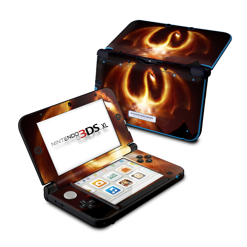 Nintendo 3DS XL Skin - Fire Dragon (Image 1)