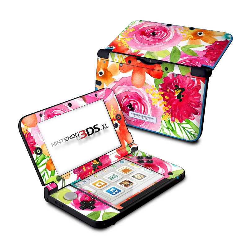 Nintendo 3DS XL Skin - Floral Pop (Image 1)