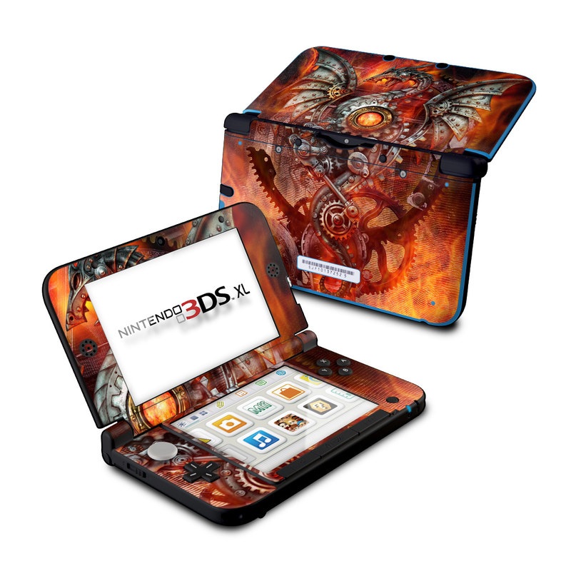 Nintendo 3DS XL Skin - Furnace Dragon (Image 1)