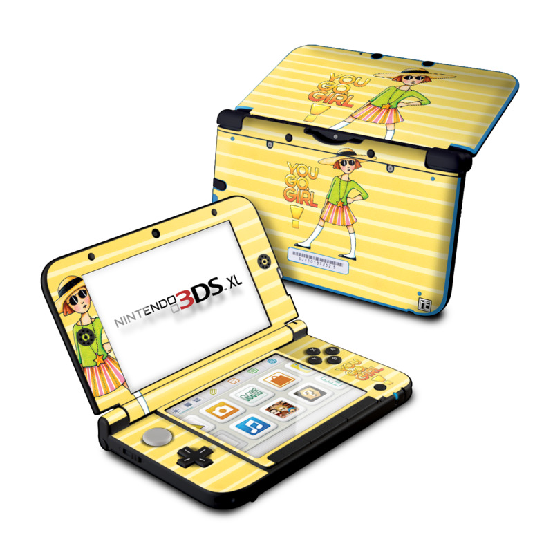 Nintendo 3DS XL Skin - You Go Girl (Image 1)