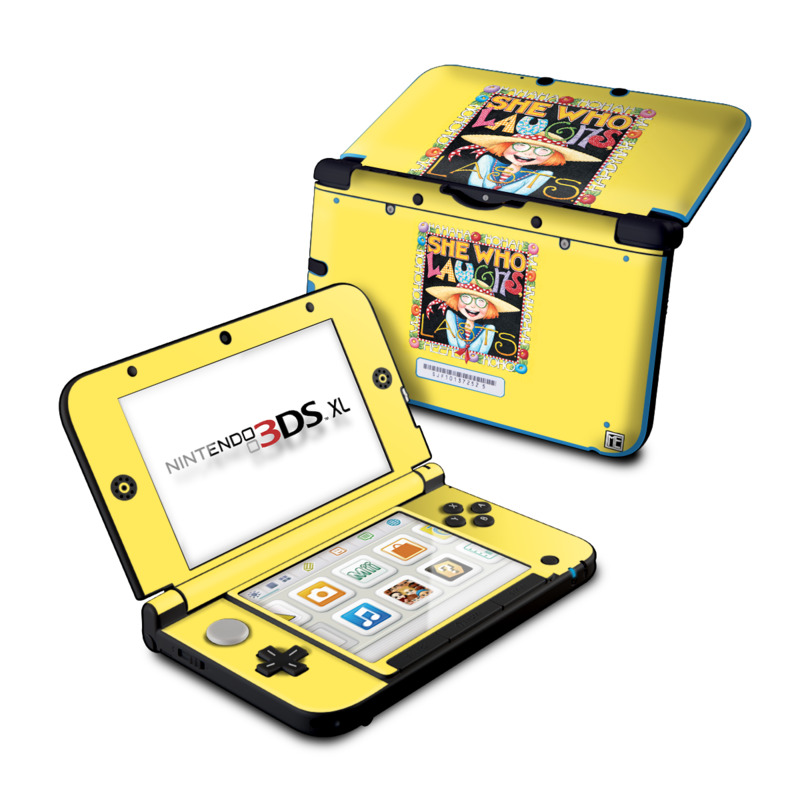 Nintendo 3DS XL Skin - She Who Laughs (Image 1)