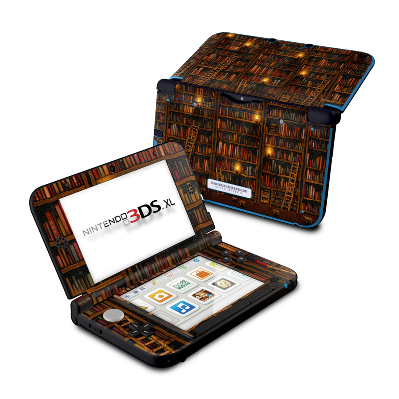 Nintendo 3DS XL Skin - Library (Image 1)