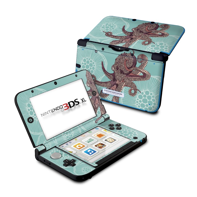 Nintendo 3DS XL Skin - Octopus Bloom (Image 1)