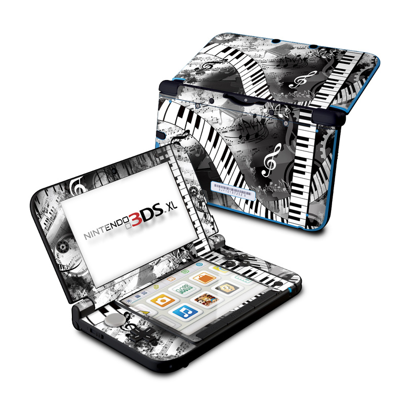 Nintendo 3DS XL Skin - Piano Pizazz (Image 1)