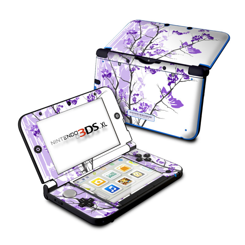 Nintendo 3DS XL Skin - Violet Tranquility (Image 1)