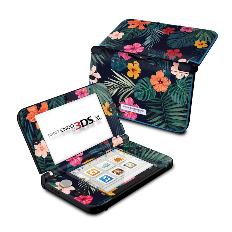 Nintendo 3DS XL Skin - Tropical Hibiscus (Image 1)