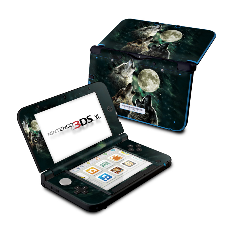 Nintendo 3DS XL Skin - Three Wolf Moon (Image 1)