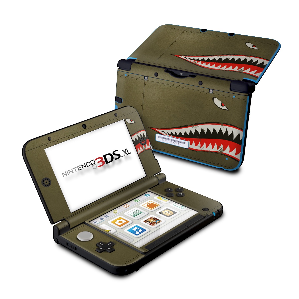 Nintendo 3DS XL Skin - USAF Shark (Image 1)