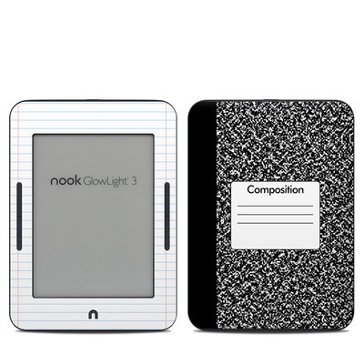 Barnes & Noble NOOK GlowLight 3 Skin - Composition Notebook