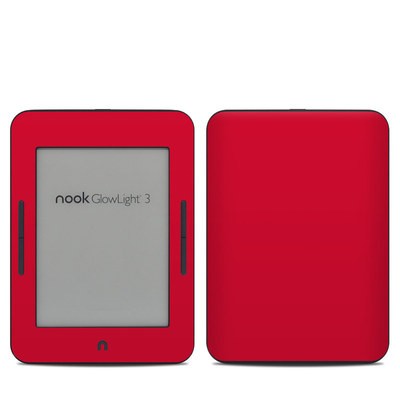 Barnes & Noble NOOK GlowLight 3 Skin - Solid State Red