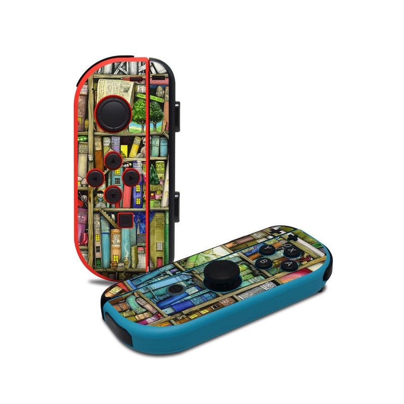  Nintendo Joy-Con Controller Skin - Bookshelf (Image 1)