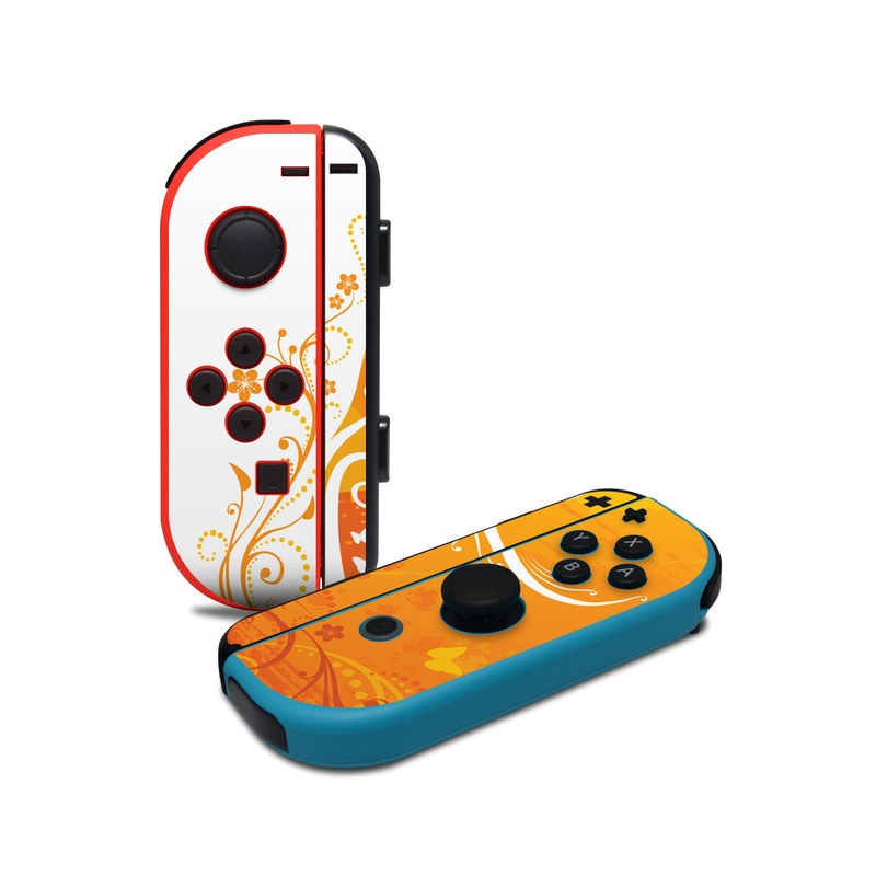  Nintendo Joy-Con Controller Skin - Orange Crush (Image 1)