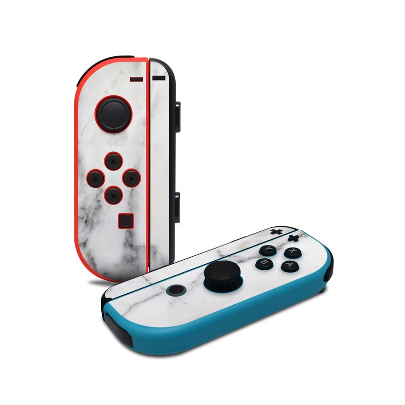  Nintendo Joy-Con Controller Skin - White Marble (Image 1)