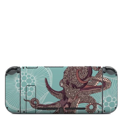 Nintendo Switch (Console Back) Skin - Octopus Bloom
