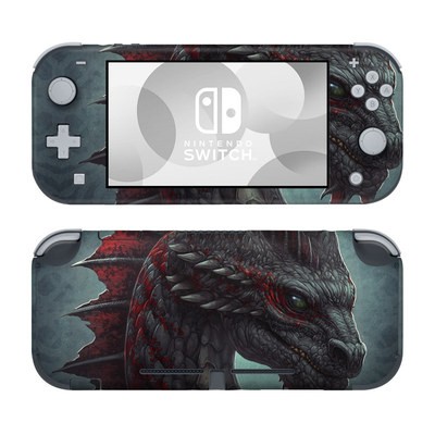 Nintendo Switch Lite Skin - Black Dragon