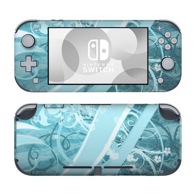 Nintendo Switch Lite Skin - Flores Agua