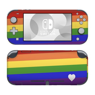 Nintendo Switch Lite Skin - Rainbow Stripe