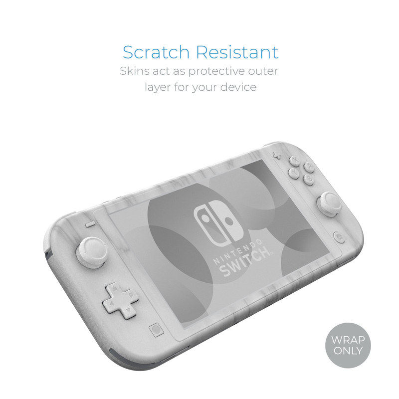 Nintendo Switch Lite Skin Bianco Marble by Marble Collection DecalGirl