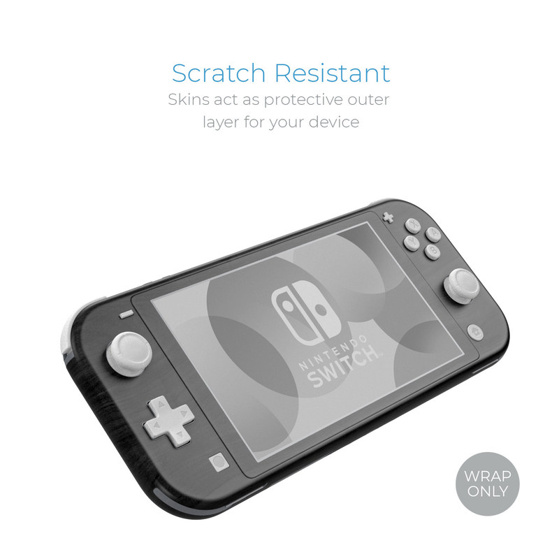 Nintendo Switch Lite Skin - Black Woodgrain (Image 3)