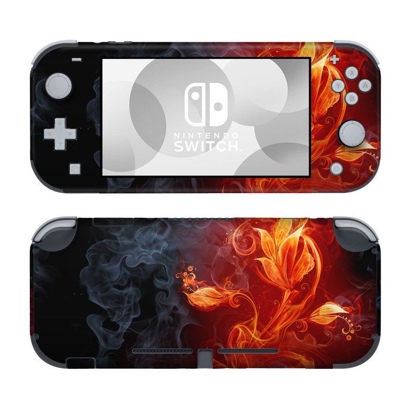 Nintendo Switch Lite Skin - Flower Of Fire by Gaming | DecalGirl