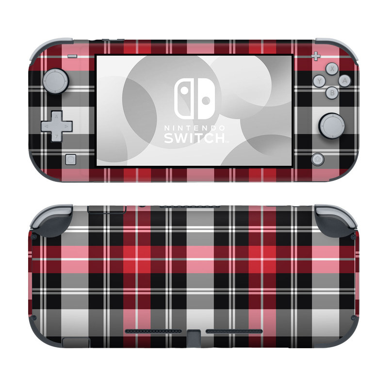 Nintendo Switch Lite Skin - Red Plaid (Image 1)