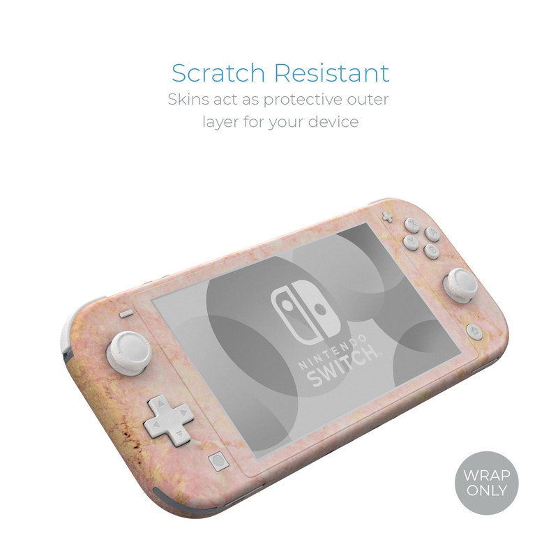 Nintendo Switch Lite Skin - Rose Gold Marble (Image 3)