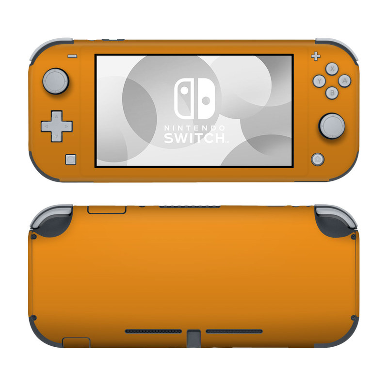 Nintendo Switch Lite Skin - Solid State Orange by Solid Colors | DecalGirl