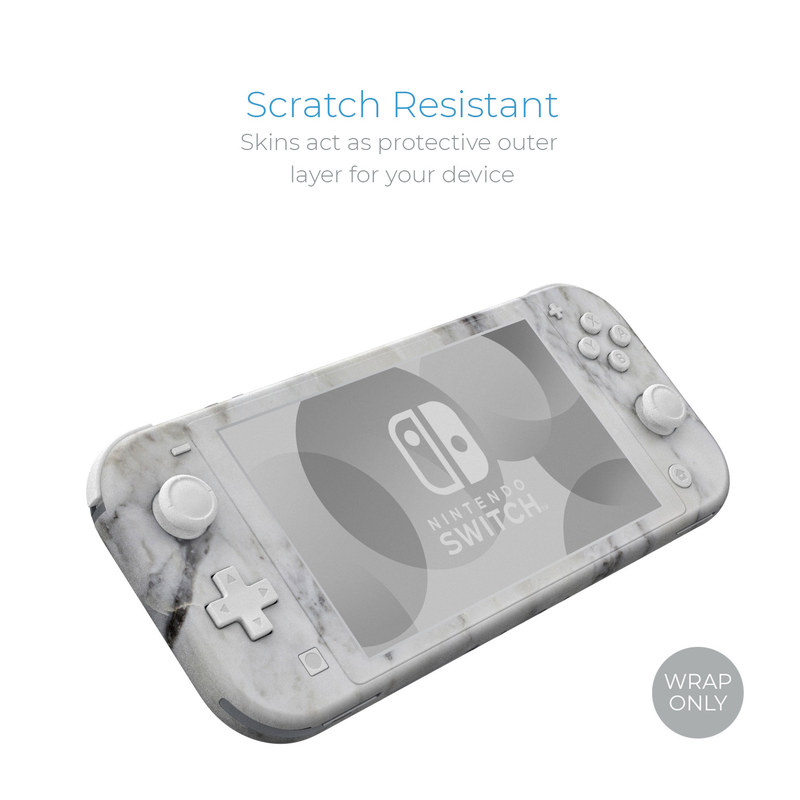 Nintendo Switch Lite Skin - White Marble (Image 3)